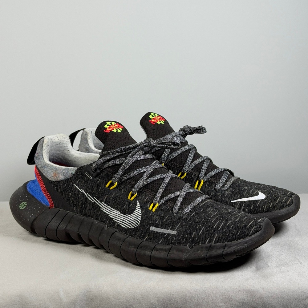 Nike Free Run 5.0 Next Nature Mens Size 13 Black Anthracite Running Shoes